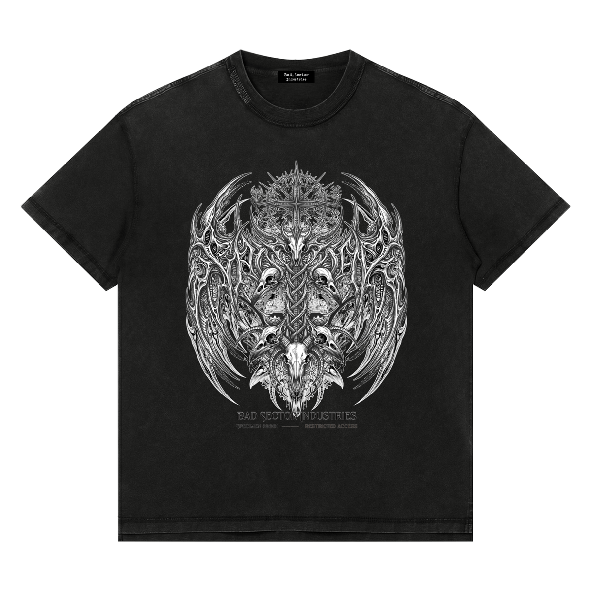 tshirt,mineralwash,oversized,stitchingdetail,OLIVE,APRICOT,BLACK,NAVY,CHARCOAL,NEOFOLK,GOTH,DARK,SKULLS