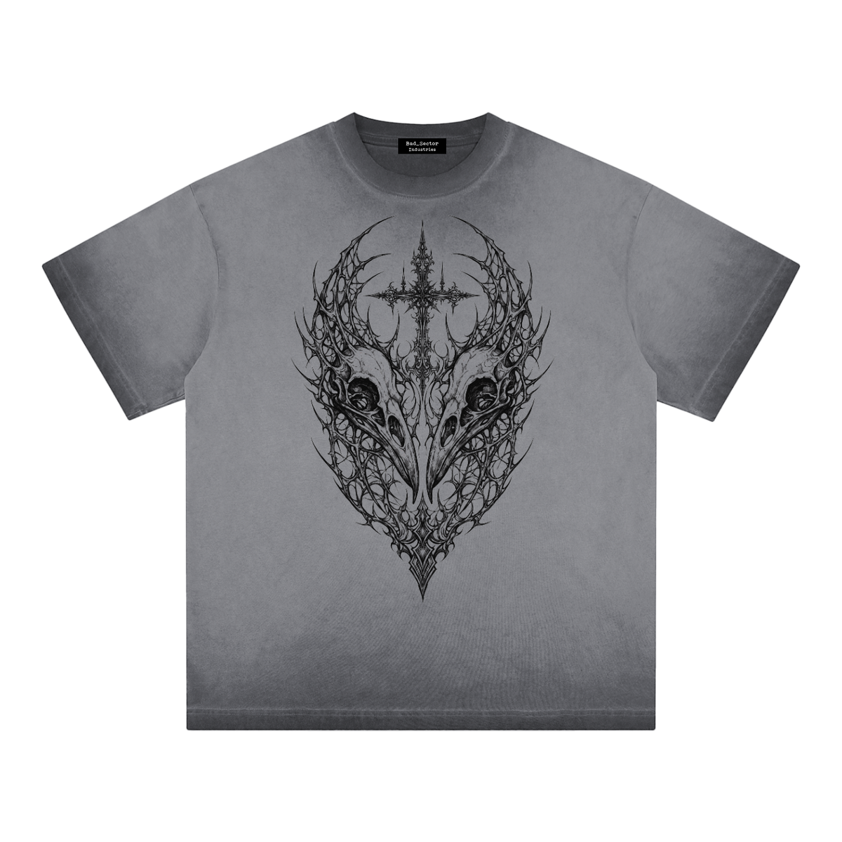 Tshirt,ReverseDyed,Vintage,NeoFolk,Viking,Odin,Raven,Skulls,KHAKI,PURPLE,GREY,GREEN