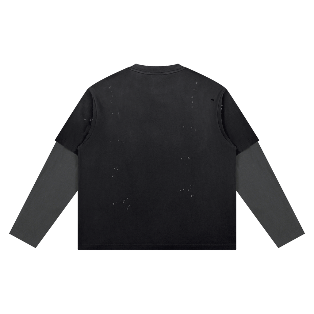 Necromancer Blade Distressed Grey/Bl/Blk/ Tshirt