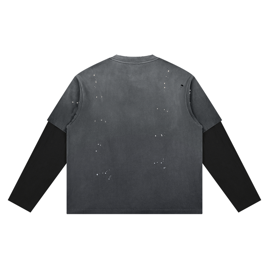 Necromancer Blade Distressed Grey/Bl/Blk/ Tshirt