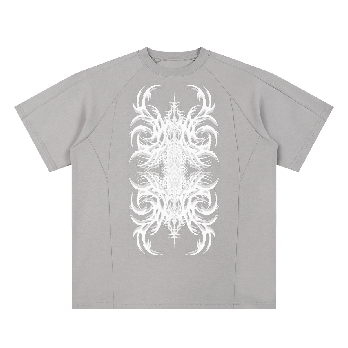Danse Macabre Oversized Paneled Raglan T-Shirt