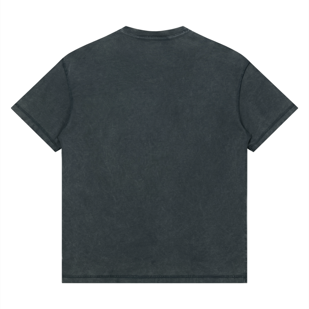 tshirt,mineralwash,oversized,stitchingdetail,OLIVE,APRICOT,BLACK,NAVY,CHARCOAL,NEOFOLK,GOTH,DARK,SKULLS